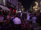 Конец локдауна в Лондоне отметили бурными пьянками и драками с копами (видео)