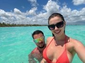 Мурат Налчаджиоглу  с будущей женой Лилией