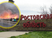 Пожар тушат десятки пожарных