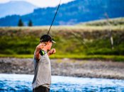 Рыбалка в Киеве похвастался трофеем
