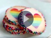 Радужное сердце: милый романтический десерт на День святого Валентина 2019