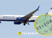 Літак із Єгипту пролетів майже через всю Україну