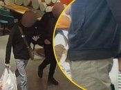 Парня поймали на краже вместе с отцом