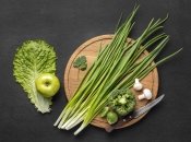 Молода зелена цибуля багата на вітаміни