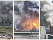 В Люберцах произошел масштабный пожар