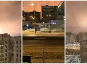 У небі над Москвою бачили заграву