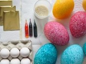 Как красить яйца на Пасху 2019 рисом: красиво и необычно