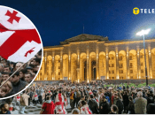 Митинг в Грузии