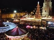 Атмосфера свята біля головної ялинки України