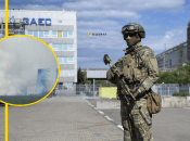 Над частью оккупированной ЗАЭС поднялся дым