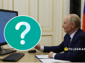 Путин за компьютером