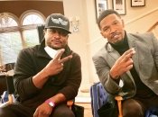 Кит Джефферсон с другом, голливудским актером Джейми Фоксом