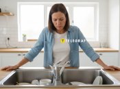 Причиною неприємного запаху на кухні може бути засмічення раковини