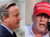 Девід Кемерон та Дональд Трамп (зліва направо)