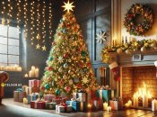 Гірлянда надає ялинці неймовірного вигляду