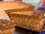 Вафельный торт получится в сто раз вкуснее