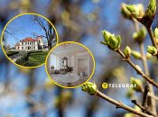 Підгорецький палац, весна