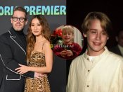 Маколей Калкин с женой Брендой Сонг