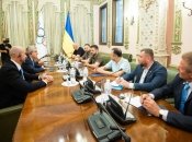 Томас Бах на встрече с президентом Украины Владимиром Зеленским