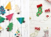 Как сделать новогоднюю гирлянду с детьми: 15 лучших идей