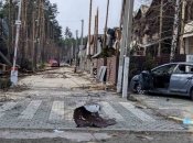 Гостомель Киевской области после отражения наступления рф