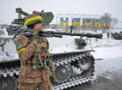 Воин ВСУ возле Харькова