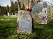 Могила 3-летнего ребенка на киевском кладбище