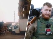 Місце зйомок і пропагандист Семен Пєгов