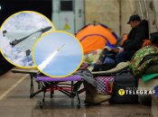 Дрон, ракета, люди в метро