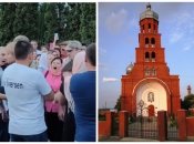 Сторонники УПЦ МП кричали "позор" родственникам погибшего бойца ВСУ на Хмельнитчине: сеть в гневе (видео)