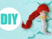 Мастер-класс с фото: как сделать куклу-русалочку своими руками