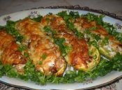 Необычные фаршированные кабачки