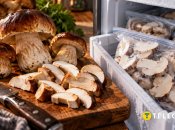Заморозка помогает сохранить белые грибы на зиму