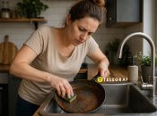 Чистка сковороды от ржавчины