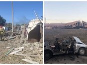 Наслідки удару рф по станції Чаплине