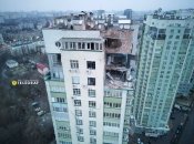 Пошкоджена багатоповерхівка у Солом’янському районі