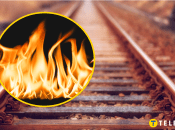 Пожежа на залізниці в РФ