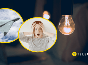 Беспилотник, девушка и лампочка