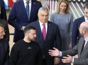 Зеленский и Орбан в Брюсселе 9 февраля 2023 года