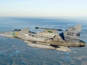 Шведский JAS-39 Gripen с ракетами MBDA Meteor