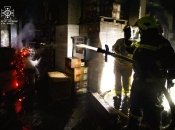 Наслідки падіння уламків ліквідували рятувальники