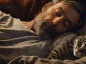 Більшість пухнастиків люблять спати з господарем