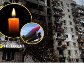 Многоэтажка в Вышгороде, которую РФ атаковала "шахедами"