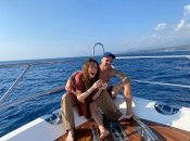 Дорофева и Кацурин во время отдыха семьями в 2020-м году