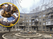 Дом бывшего ДСК "Коммунар" в виде подковы