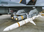 Встановлена на літаку ракета AGM-88 HARM