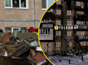 Постраждалий будинок у Харкові