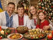 Сім'я за святковим столом
