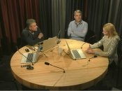 Ефір на Радіо НВ (Олег Свірко - в центрі)