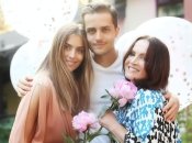 София Ротару с внучкой Софией и внуком Анатолием